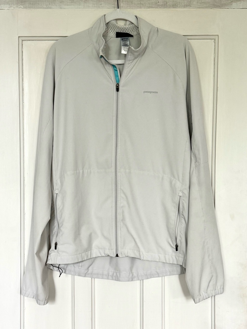 Patagonia | Lightweight Full Zip Windbreaker Jacket | Storm Grey | Size Large